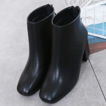 Mid-Calf Plush Lining Boots