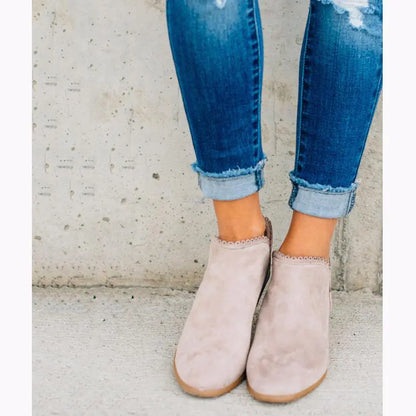Lace-Up Ankle Boots