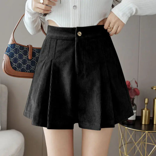 Loose Corduroy  Skirt Pants