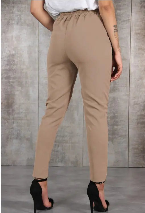 Waist-Cinched Pants for Women