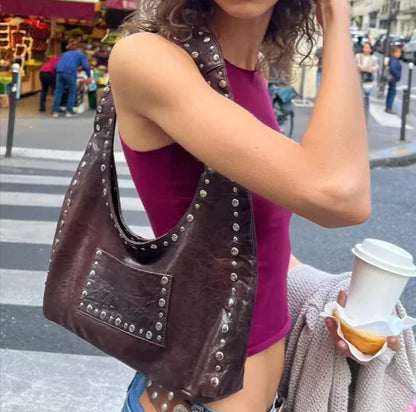 Retro Edge Underarm Bag