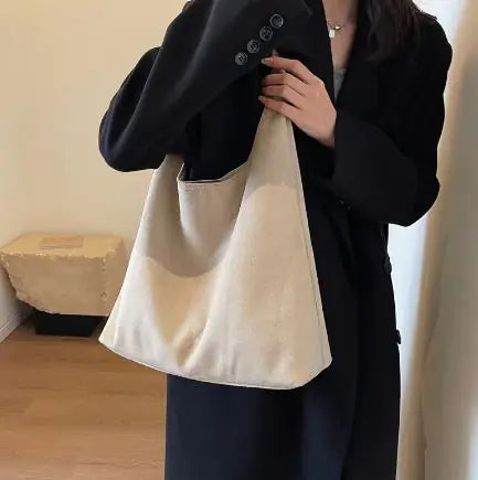 Suede Serenity Shoulder Bag