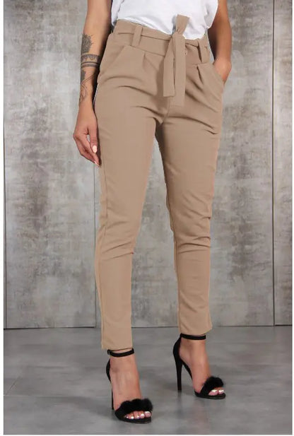 Waist-Cinched Pants for Women