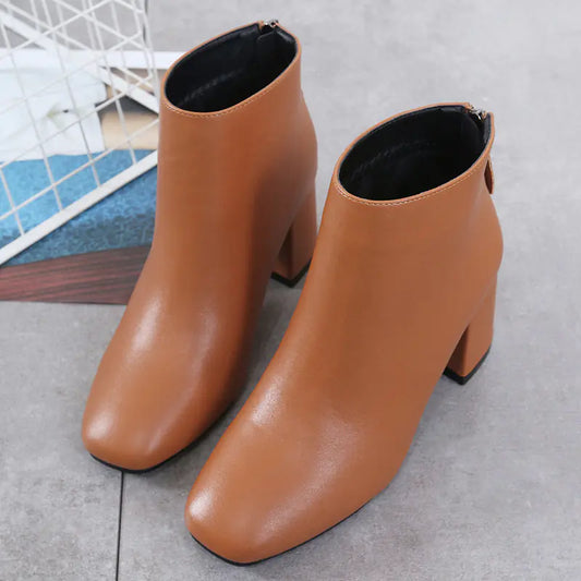 Mid-Calf Plush Lining Boots