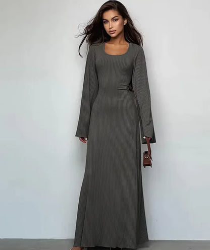 Long Bell Sleeve Dresses Women