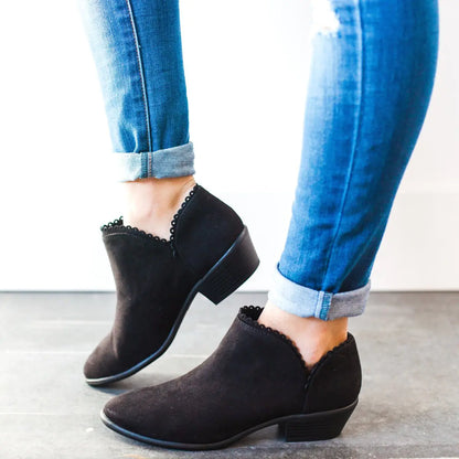 Lace-Up Ankle Boots